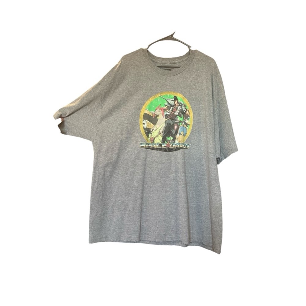 Funimation Space Dandy Loot Crate Cotton Crewneck T-Shirt 3XL Gray Short…